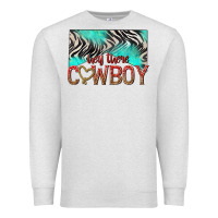 Oatmeal Heather hey there cowboy Premium Sweatshirt - texasbilliewilder
