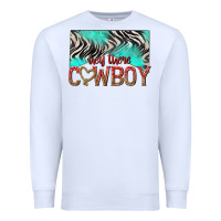 White hey there cowboy Premium Sweatshirt - texasbilliewilder