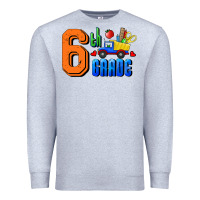 Heather Grey Sixth Grade Premium Sweatshirt - RanaPortraitStore