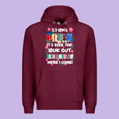 So Long Pre K Premium Hoodie Designed By Jahusdesignshop