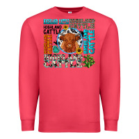 Cardinal highland cattle Premium Sweatshirt - texasbilliewilder