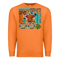 Carrot highland cattle Premium Sweatshirt - texasbilliewilder