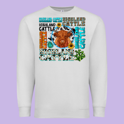 Premium Sweatshirt highland cattle