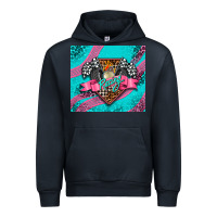 Navy racing pink Urban Hoodie - AdoDesignShop
