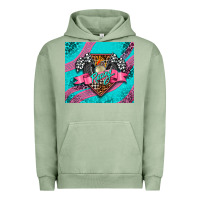 Pigment Oil Green racing pink Urban Hoodie - AdoDesignShop
