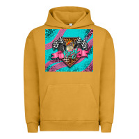 Pigment Peanut Butter racing pink Urban Hoodie - AdoDesignShop