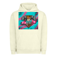 Pigment Pistachio racing pink Urban Hoodie - AdoDesignShop