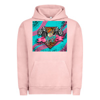 Pigment Salmon racing pink Urban Hoodie - AdoDesignShop