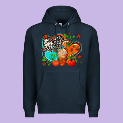 Western Leopard  Fall   Hearts Premium Hoodie Designed By Adodesignshop