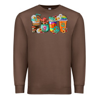 Chestnut hippie coffee cups Premium Sweatshirt - texasbilliewilder
