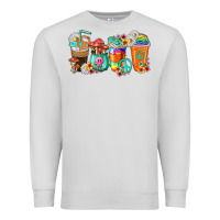 Dove Grey hippie coffee cups Premium Sweatshirt - texasbilliewilder