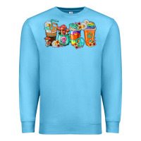 Ocean Blue hippie coffee cups Premium Sweatshirt - texasbilliewilder
