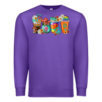 Purple hippie coffee cups Premium Sweatshirt - texasbilliewilder