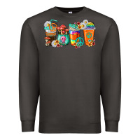 Smoke hippie coffee cups Premium Sweatshirt - texasbilliewilder