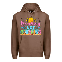 Chestnut beaching not teaching black back Premium Hoodie - JahusDesignShop