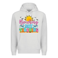 Dove Grey beaching not teaching black back Premium Hoodie - JahusDesignShop