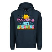 Navy beaching not teaching black back Premium Hoodie - JahusDesignShop