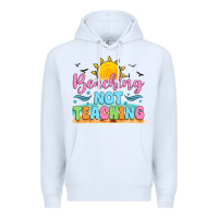 White beaching not teaching black back Premium Hoodie - JahusDesignShop