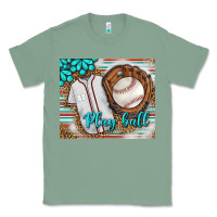 Sage Baseball Play Ball With Leopard Mousepad Classic Tee - BundleAndBundleShop