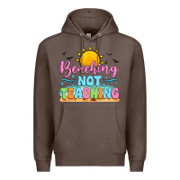 Coffee beaching not teaching black back Premium Hoodie - JahusDesignShop