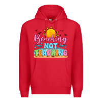 Red beaching not teaching black back Premium Hoodie - JahusDesignShop