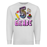 Dove Grey Fifth Grade Premium Sweatshirt - RanaPortraitStore