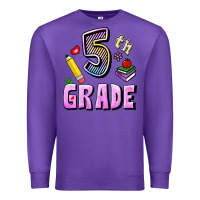 Purple Fifth Grade Premium Sweatshirt - RanaPortraitStore