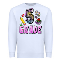 White Fifth Grade Premium Sweatshirt - RanaPortraitStore