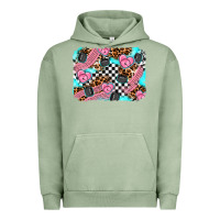 Pigment Oil Green race day background Urban Hoodie - AdoDesignShop