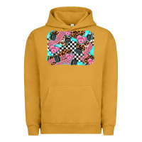 Pigment Peanut Butter race day background Urban Hoodie - AdoDesignShop