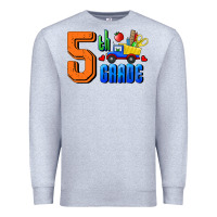 Heather Grey Fifth Grade Premium Sweatshirt - RanaPortraitStore