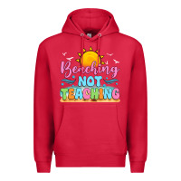 Cardinal beaching not teaching Premium Hoodie - JahusDesignShop
