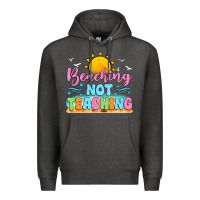Charcoal Heather beaching not teaching Premium Hoodie - JahusDesignShop