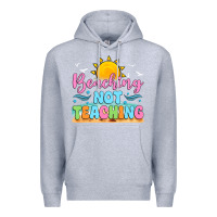 Heather Grey beaching not teaching Premium Hoodie - JahusDesignShop