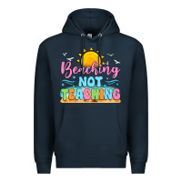 Navy beaching not teaching Premium Hoodie - JahusDesignShop