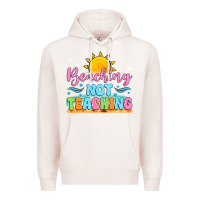 Pale Pink beaching not teaching Premium Hoodie - JahusDesignShop