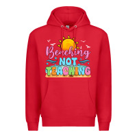 Red beaching not teaching Premium Hoodie - JahusDesignShop