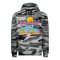 Slate Camo beaching not teaching Premium Hoodie - JahusDesignShop