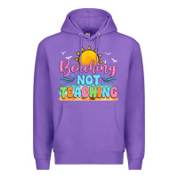 Purple beaching not teaching Premium Hoodie - JahusDesignShop