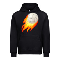 Black volleyball Urban Hoodie - JahusDesignShop