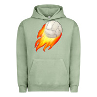 Pigment Oil Green volleyball Urban Hoodie - JahusDesignShop