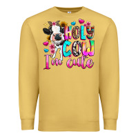 Antique Gold holy cow  m cute Premium Sweatshirt - texasbilliewilder