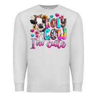 Dove Grey holy cow  m cute Premium Sweatshirt - texasbilliewilder