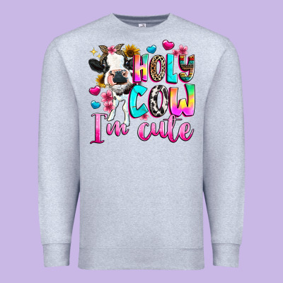 Premium Sweatshirt holy cow  m cute