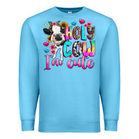 Ocean Blue holy cow  m cute Premium Sweatshirt - texasbilliewilder