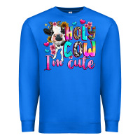 True Royal holy cow  m cute Premium Sweatshirt - texasbilliewilder