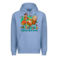 Colony Blue thanksgiving calories dont count Premium Hoodie - AdoDesignShop