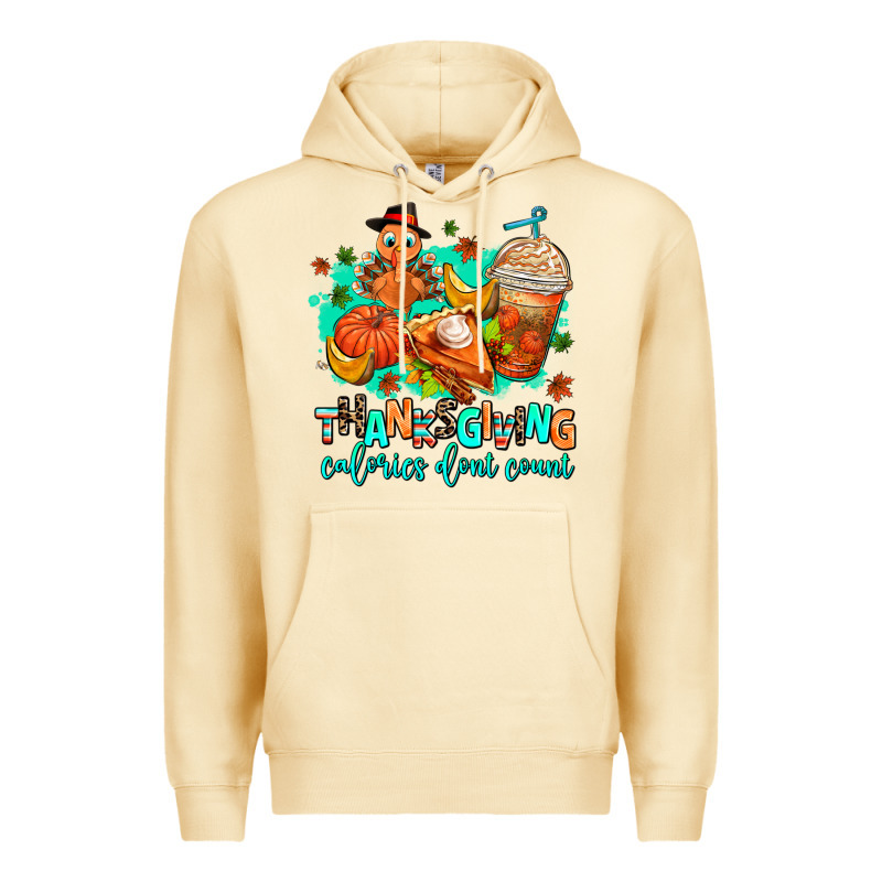 Thanksgiving Calories Dont Count Premium Hoodie by AdoDesignShop | Teevron