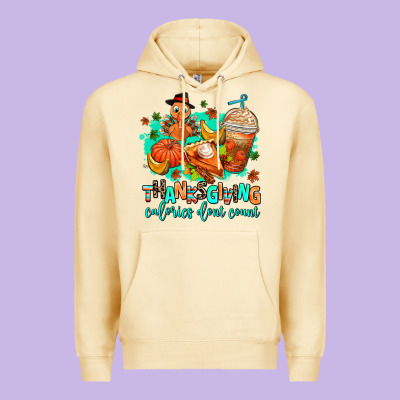 Thanksgiving Calories Dont Count Premium Hoodie Designed By Adodesignshop