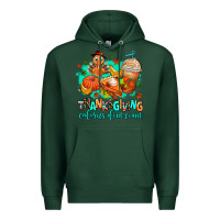 Sports Green thanksgiving calories dont count Premium Hoodie - AdoDesignShop